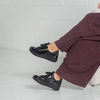 Kees Black Patent Leather Sneakers