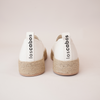 Candi White Espadrille Flats