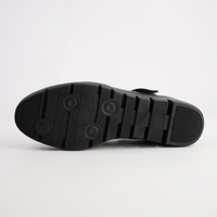 Solo Black Leather Flats - SALA | Shouz
