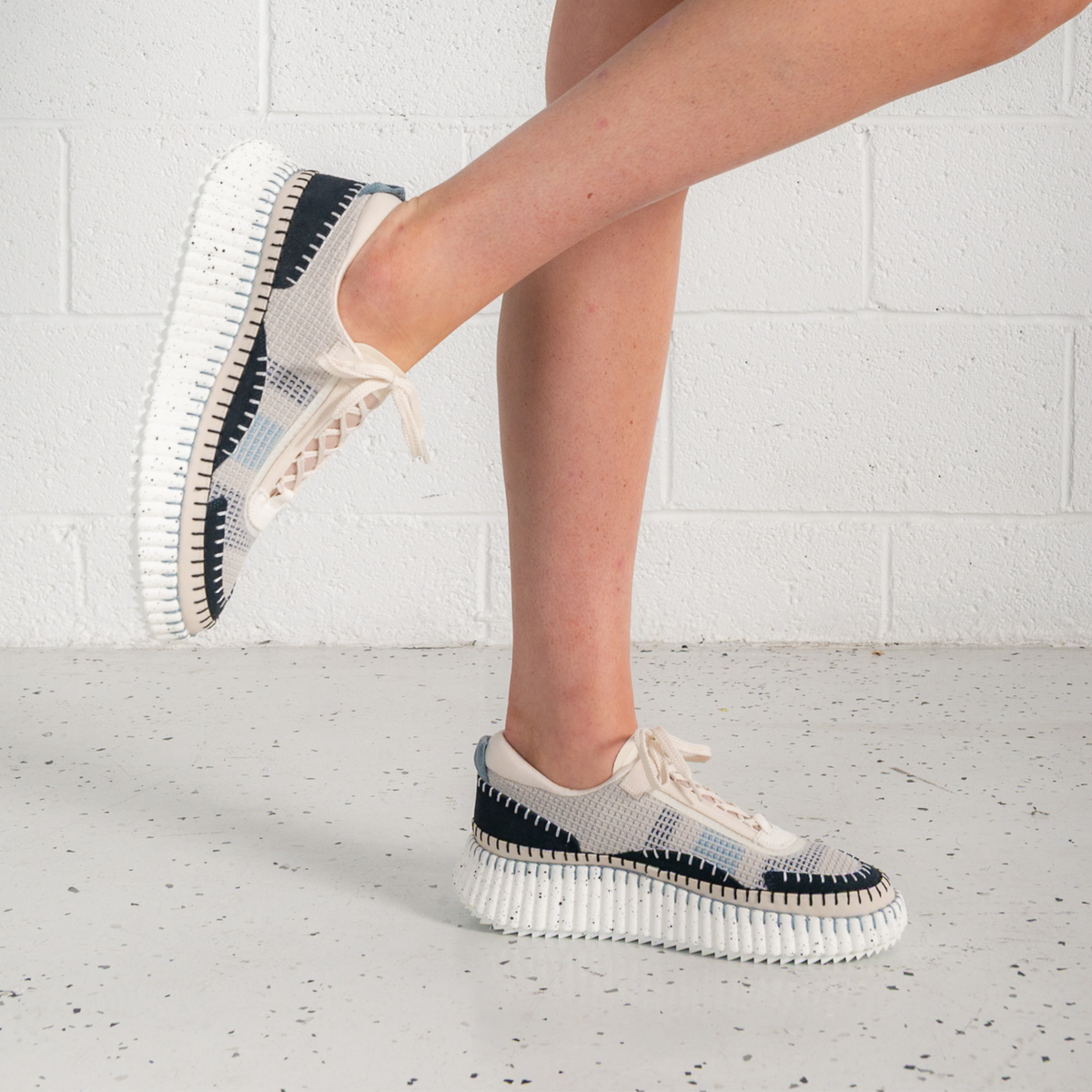 Copen Bright Blue Multi Sneakers - DJANGO AND JULIETTE | Shouz