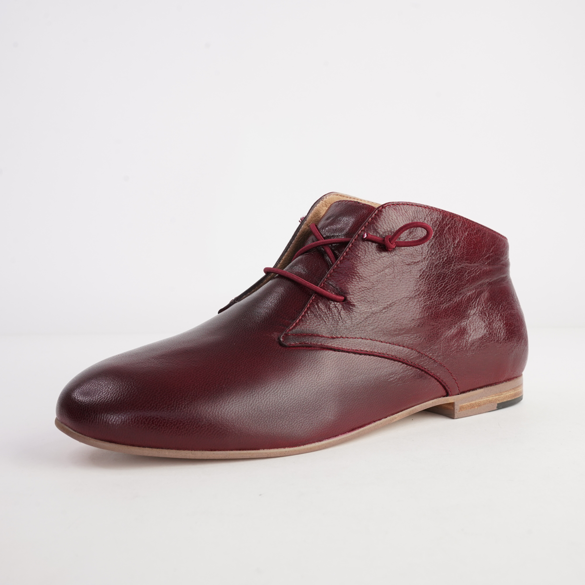 Ujala Pinot Polish Leather Flats - DJANGO AND JULIETTE | Shouz