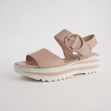 Harlows Cappuccino Leather Sandals