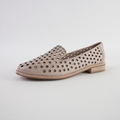 Ariah Nude Leather Loafers