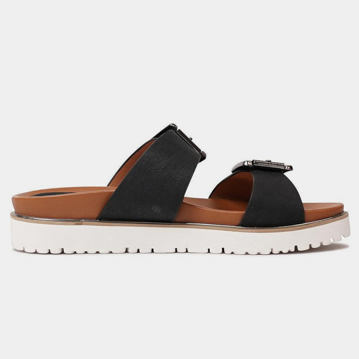 Carter Black Slides - LOS CABOS | Shouz