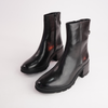 Finley Black Leather Boots