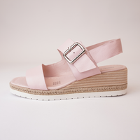 Isling New Pink Leather Sandals