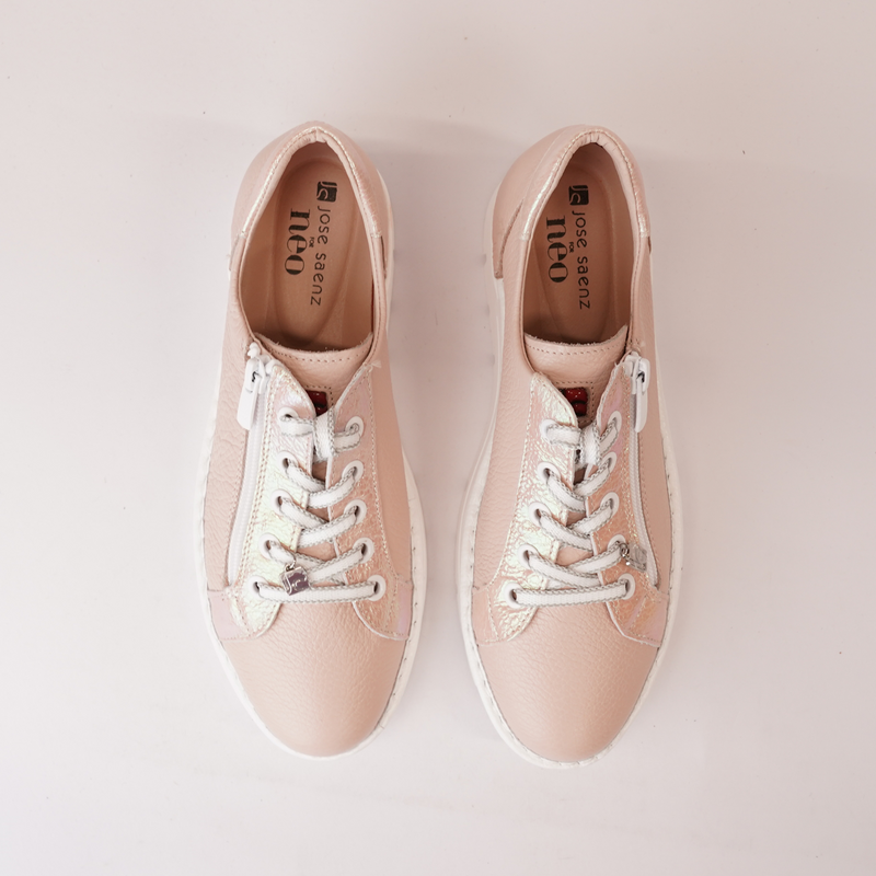 JS-2001 Rosa Leather Sneakers