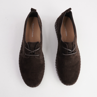 Huston Choc Suede Leather Sneakers - DJANGO AND JULIETTE | Shouz