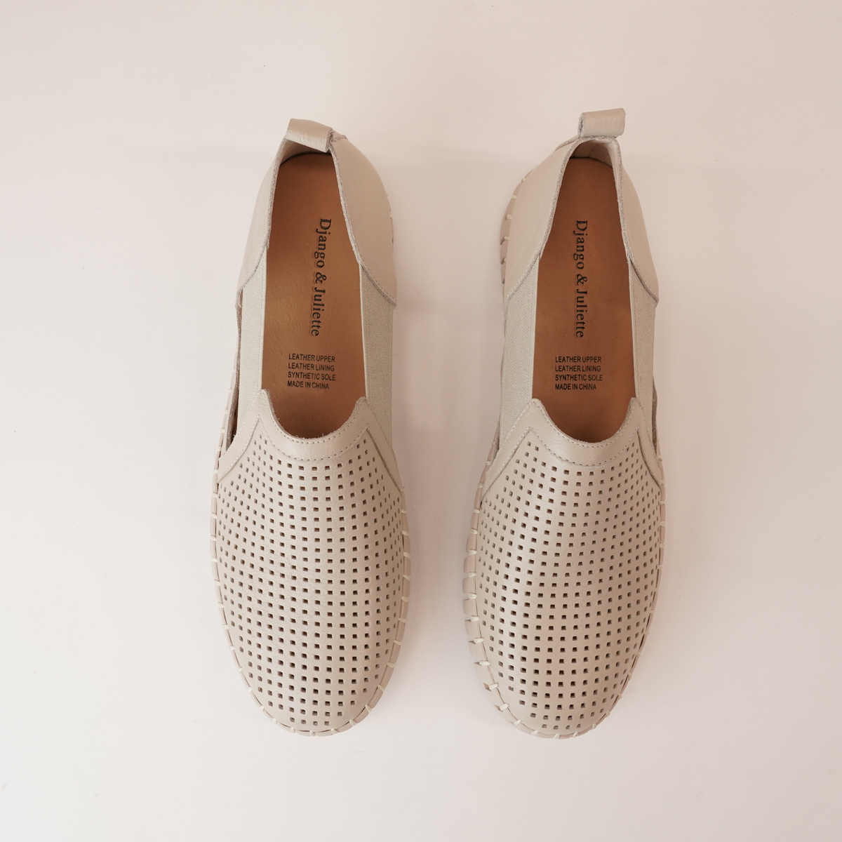 Habiki Almond Leather Sneakers - DJANGO AND JULIETTE | Shouz