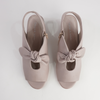 Banana Café Leather Heels