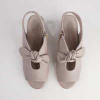 Banana Café Leather Heels