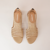 Angler Caramel/ Jute Leather Heels