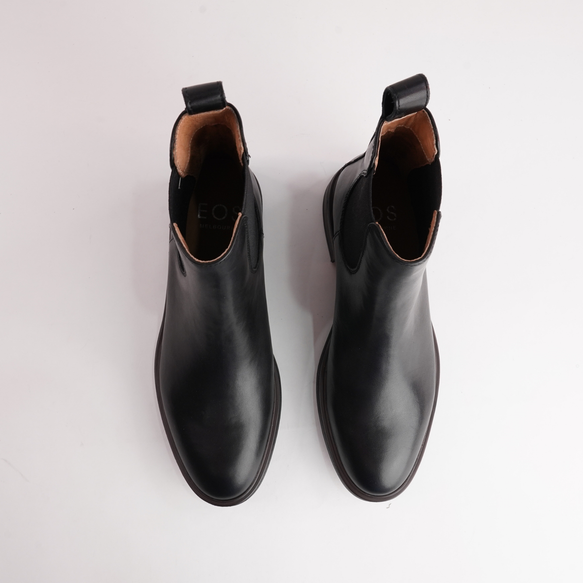Blaik Black Leather Ankle Boots - EOS FOOTWEAR | Shouz