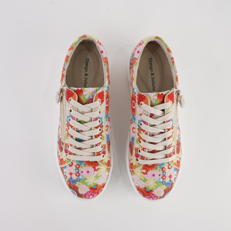 Ference Multi Flower Sneakers