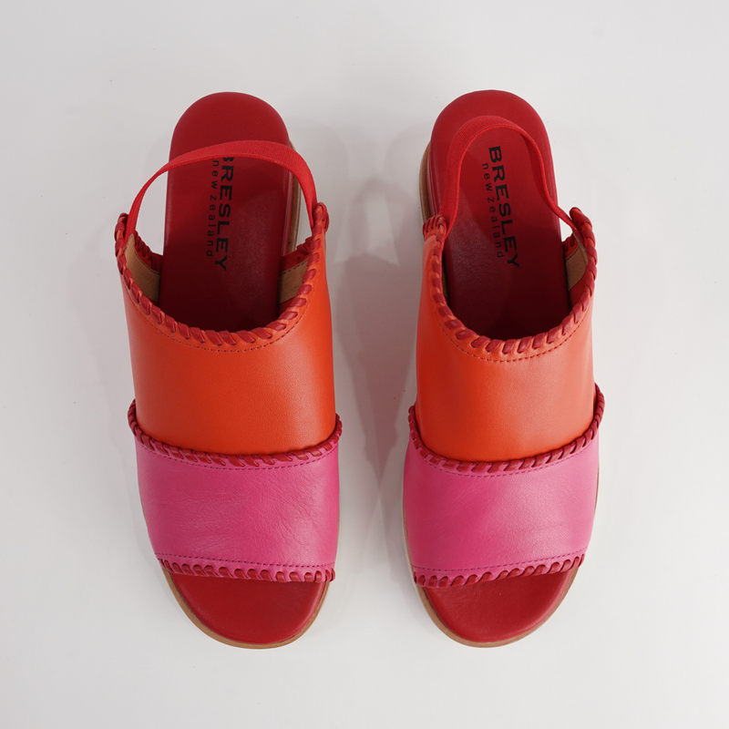 Sigma Carmin Rose/ Grenedine Leather Sandals