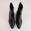 Lissbon Black Leather Ankle Boots