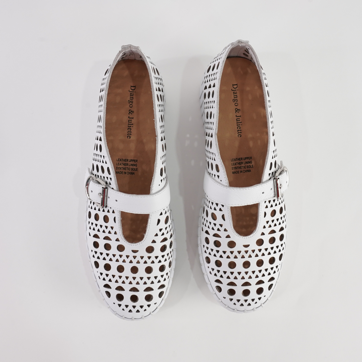 Banda White Leather Sneakers - DJANGO AND JULIETTE | Shouz