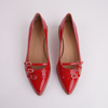 Eliora Red Patent Leather Flats