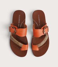 Bria Tangerine Sandals