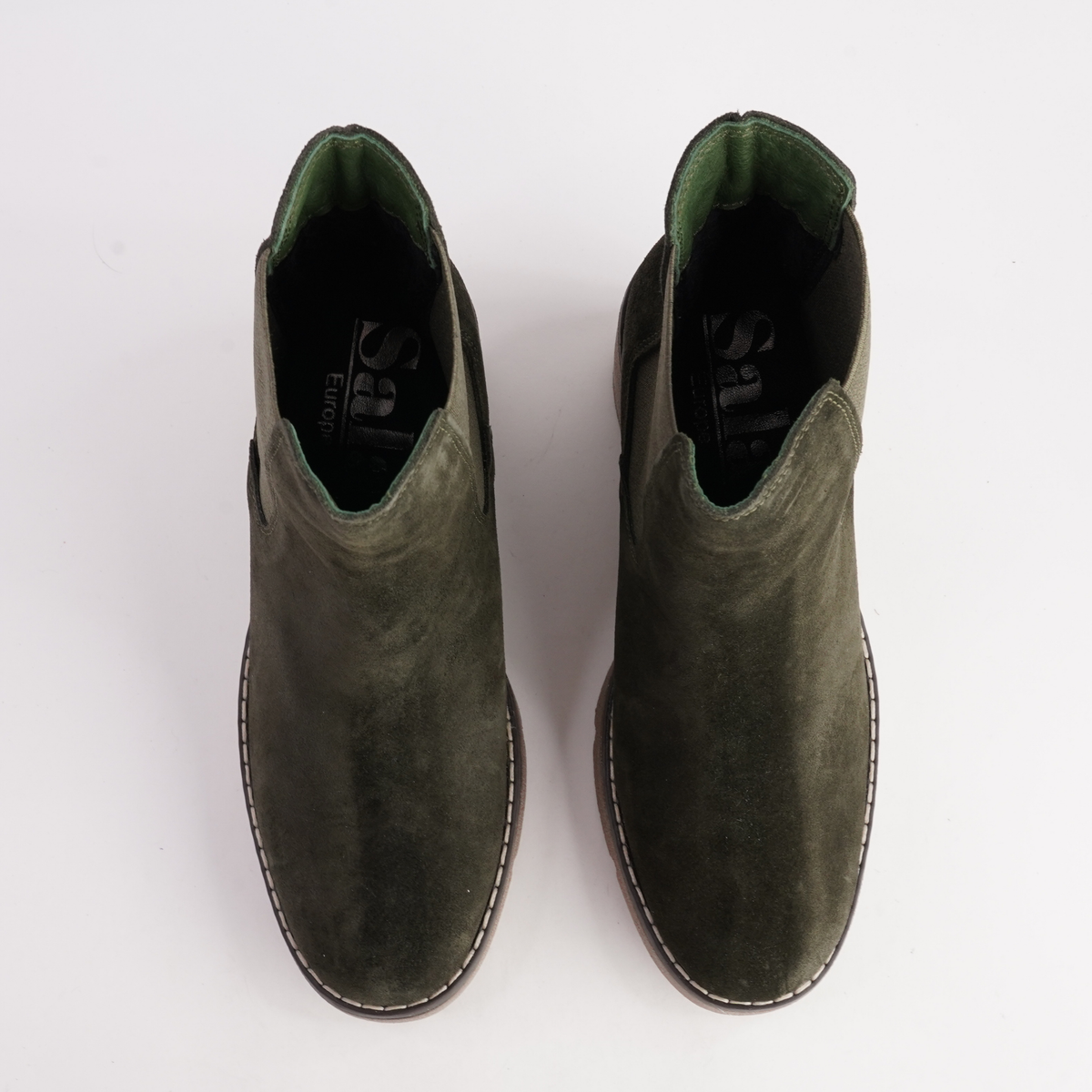 Glory Khaki Nubuck Ankle Boots - SALA | Shouz