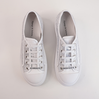 Gillers White/ Silver Jewels Sneakers