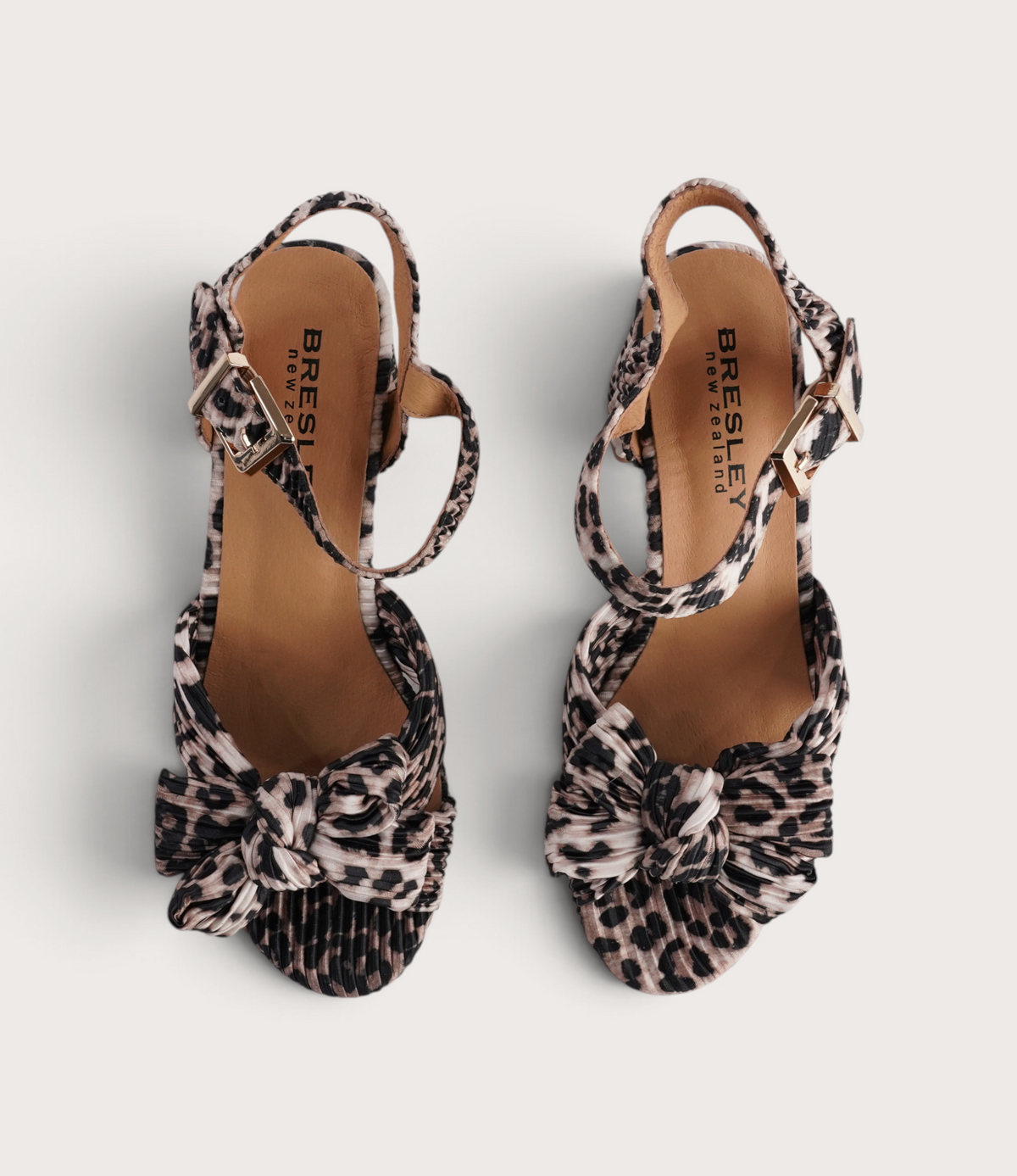 Sam Tan Leopard Heels