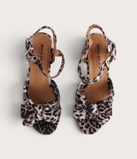 Sam Tan Leopard Heels