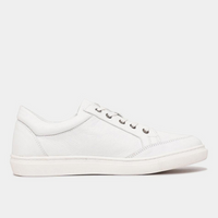 Ronnie All White Leather Sneakers