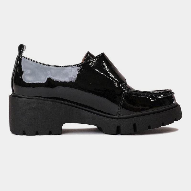 Umbers Black Patent Loafers