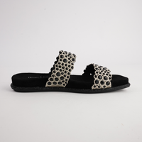 Yerba Black/ Gold Multi Slides