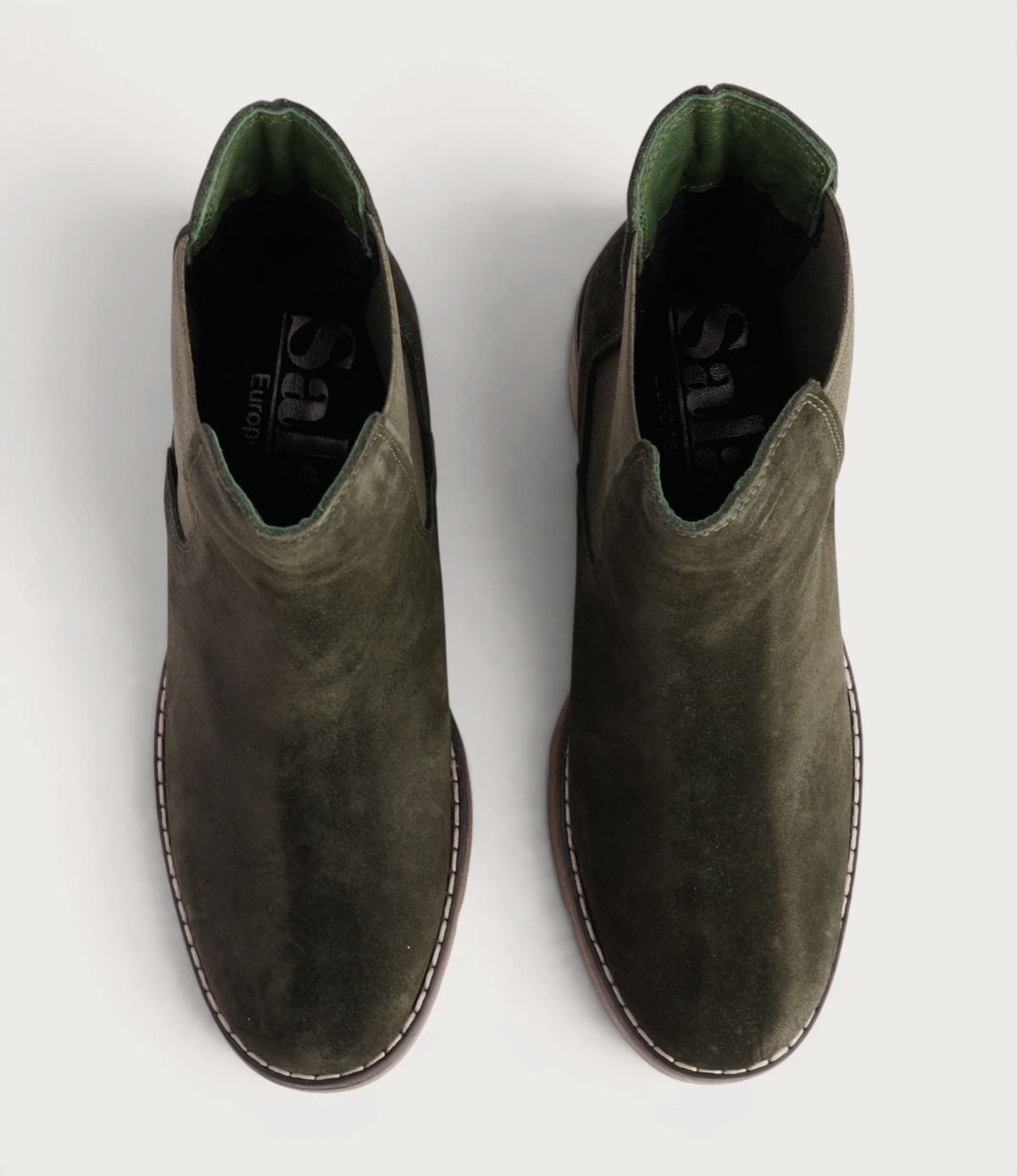Glory Khaki Nubuck Ankle Boots - SALA | Shouz