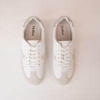 Dari White/ Silver Leather Sneakers