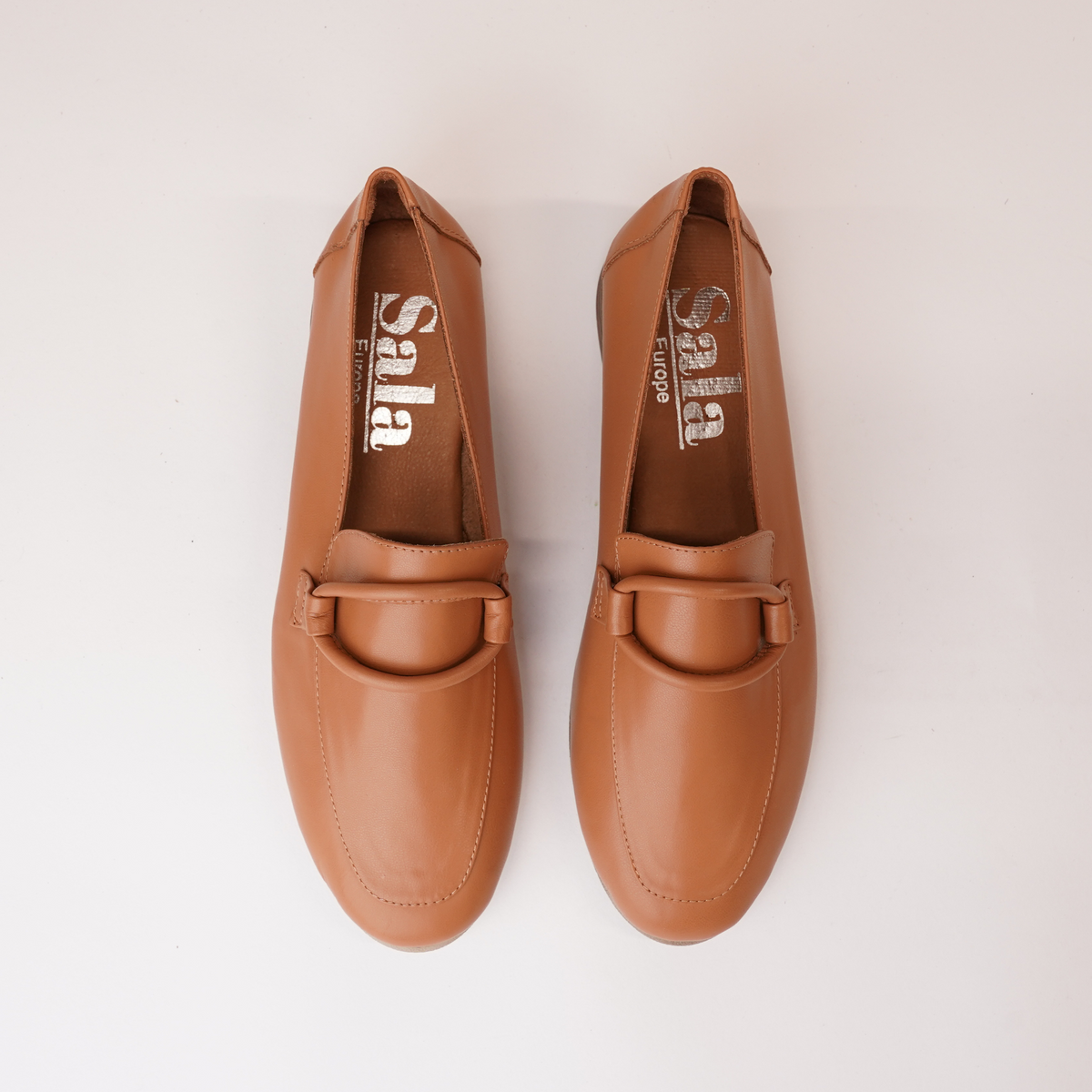 Joanne Coconut Leather Loafers - SALA | Shouz