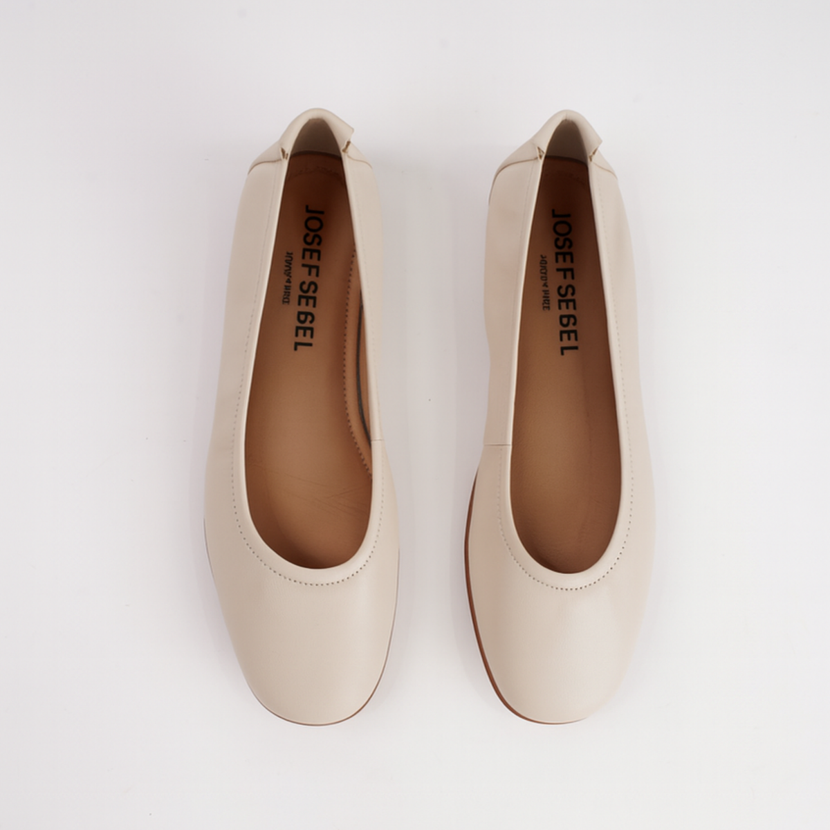 Fenja 01 Sand Leather Ballet Flats - JOSEF SEIBEL | Shouz