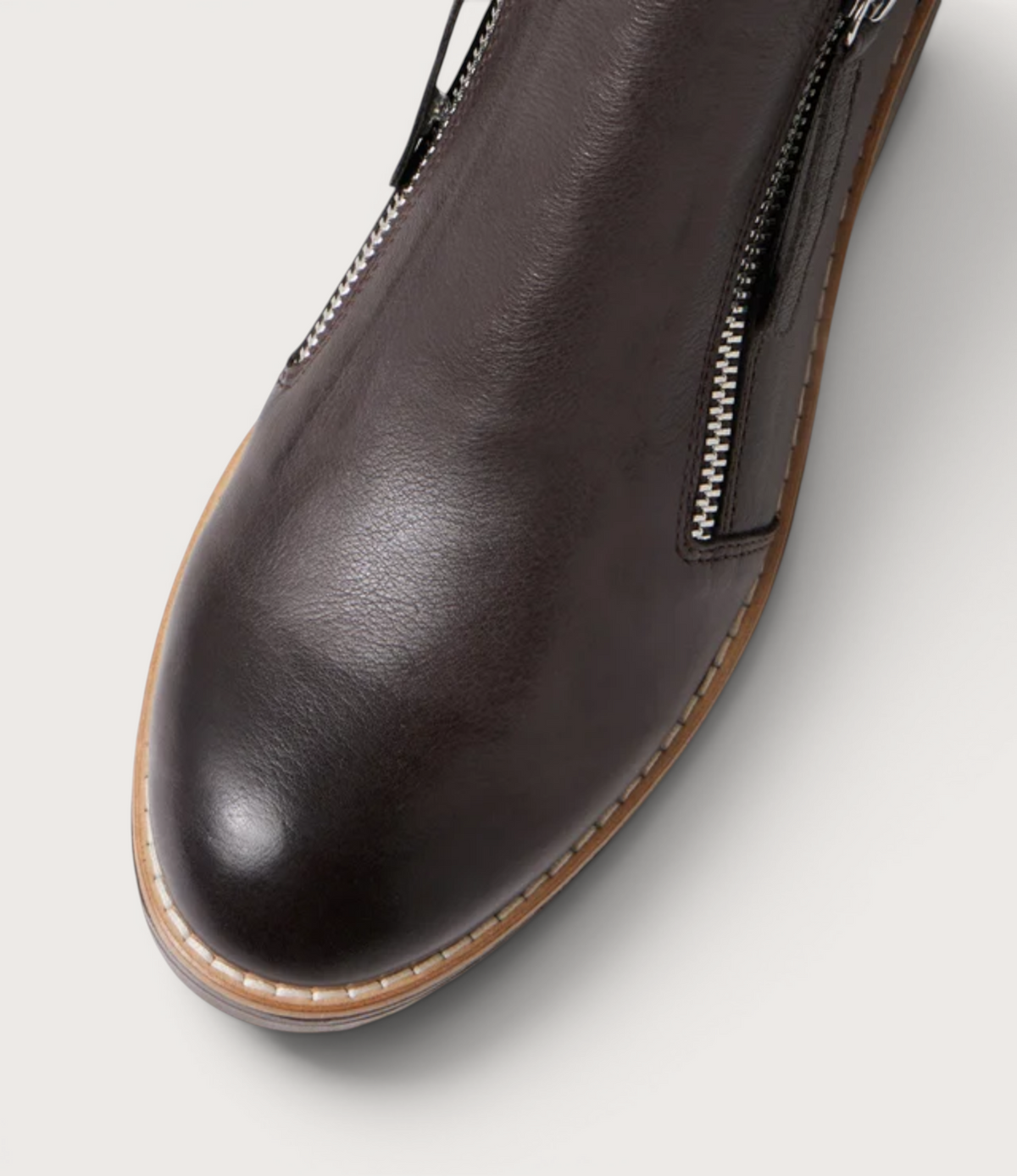 Ohmy Choc Leather/ Choc Sole Ankle Boots
