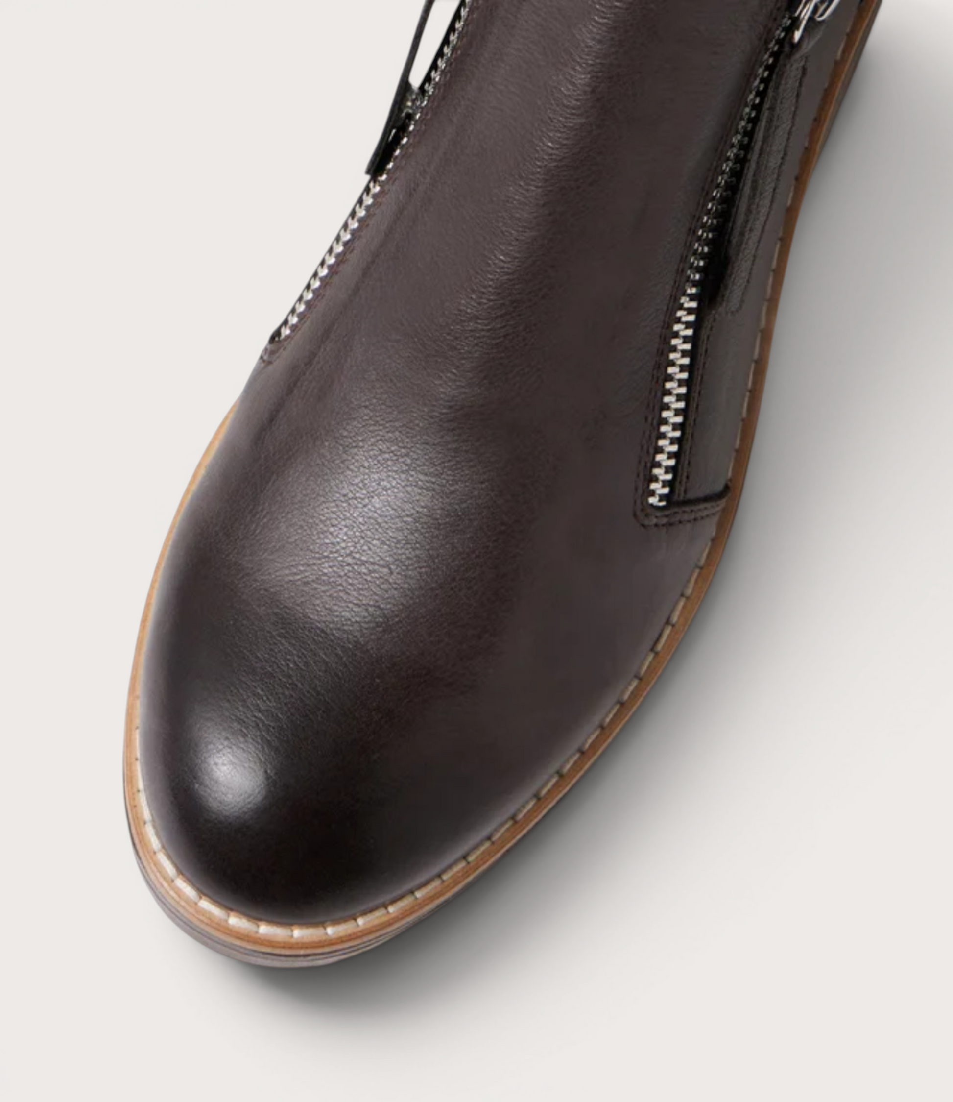 Ohmy Choc Leather/ Choc Sole Ankle Boots