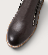 Ohmy Choc Leather/ Choc Sole Ankle Boots