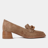 Nomass Light Choc Suede Loafers