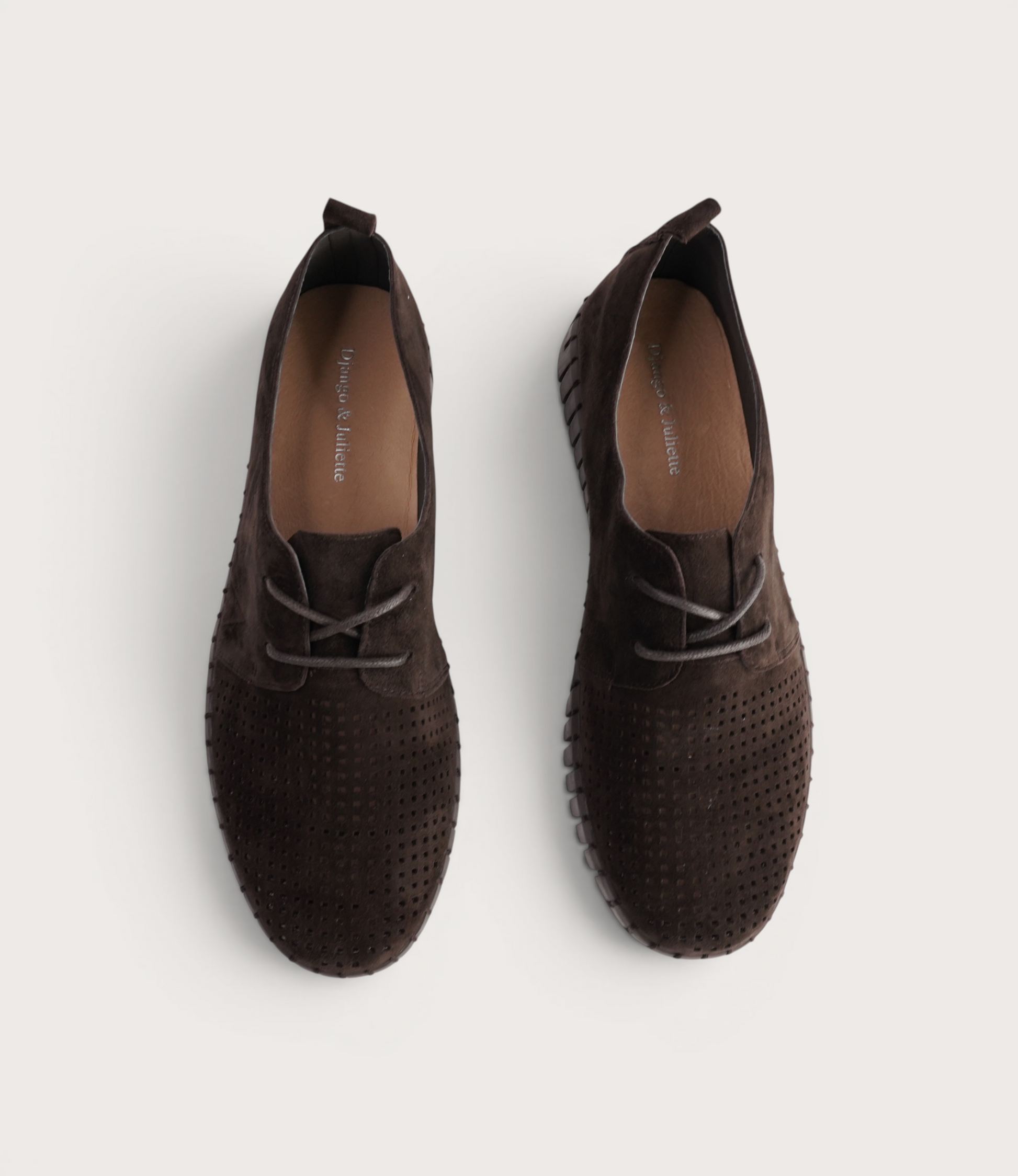 Huston Choc Suede Leather Sneakers
