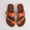 Bria Tangerine Sandals