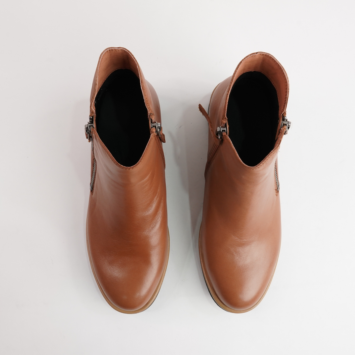 Dolomite Brandy Leather Ankle Boots