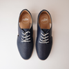 Sidecut Punch Navy Tumble Lace Up Flats