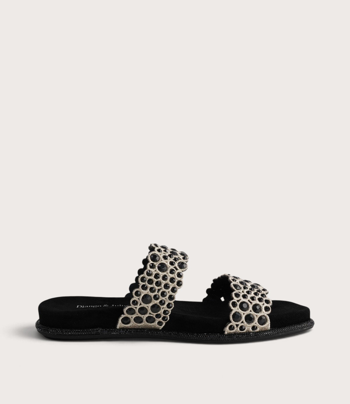 Yerba Black/ Gold Multi Slides