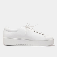 Laila White Leather Sneakers