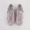 Jelorias Pastel Floral/ Pink Sole Leather Sneakers
