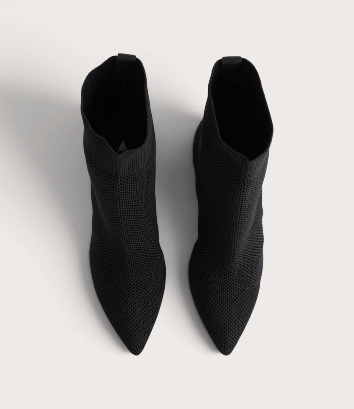 147240 Black Knit Ankle Boots - CARRANO | Shouz