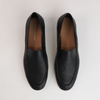 Inchic Black Leather Loafers