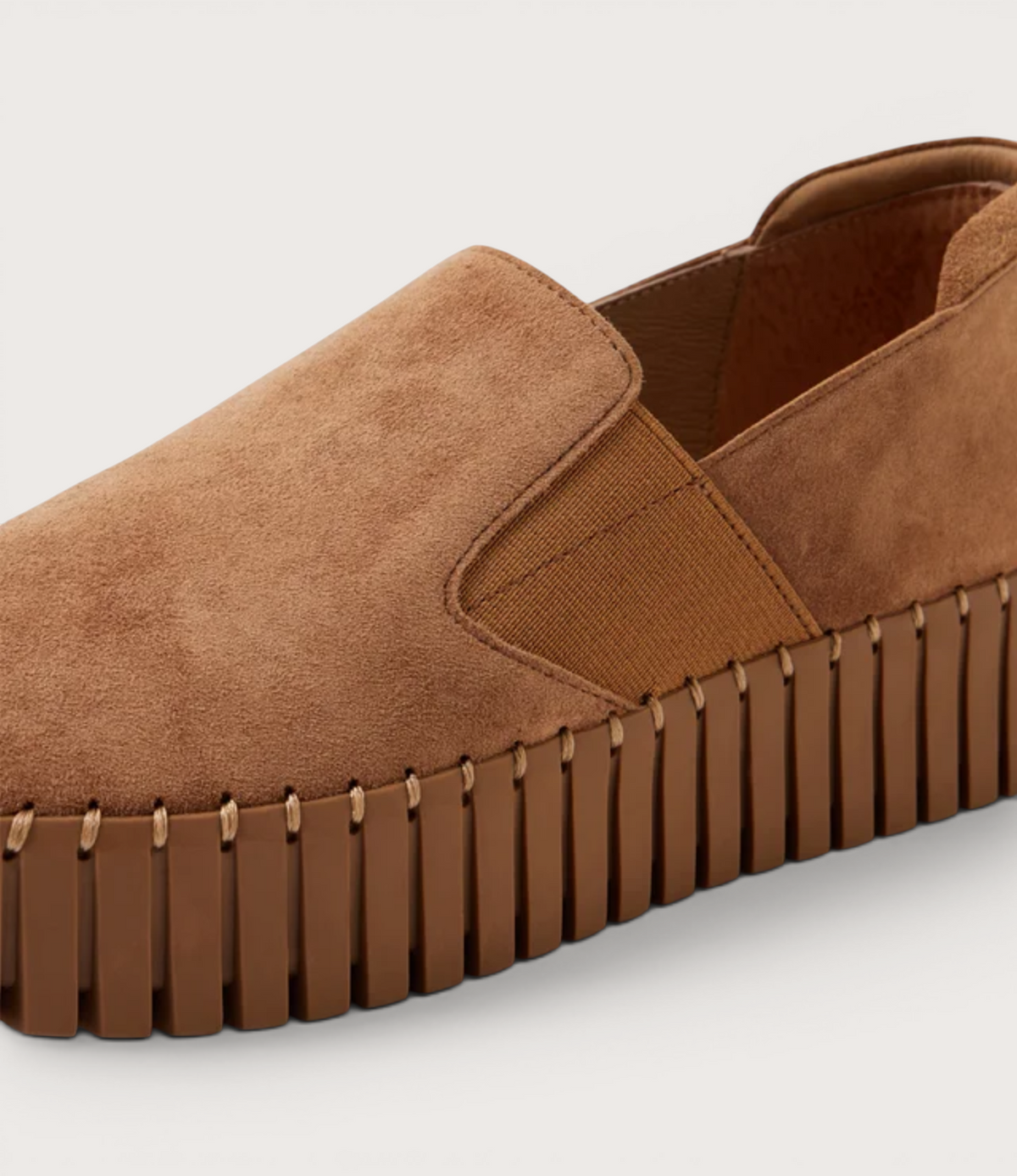 Becca Light Choc Suede Sneakers