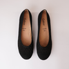 Skylar Schwarz Nubuck Ballet Flats