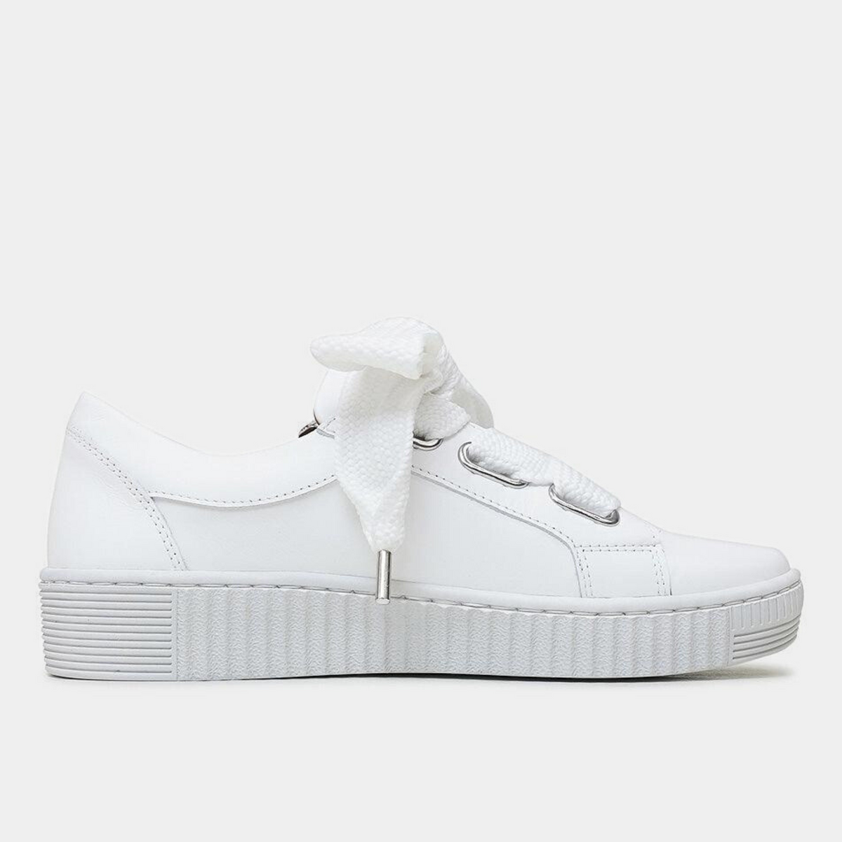 Jovi White Leather Sneakers - EOS FOOTWEAR | Shouz